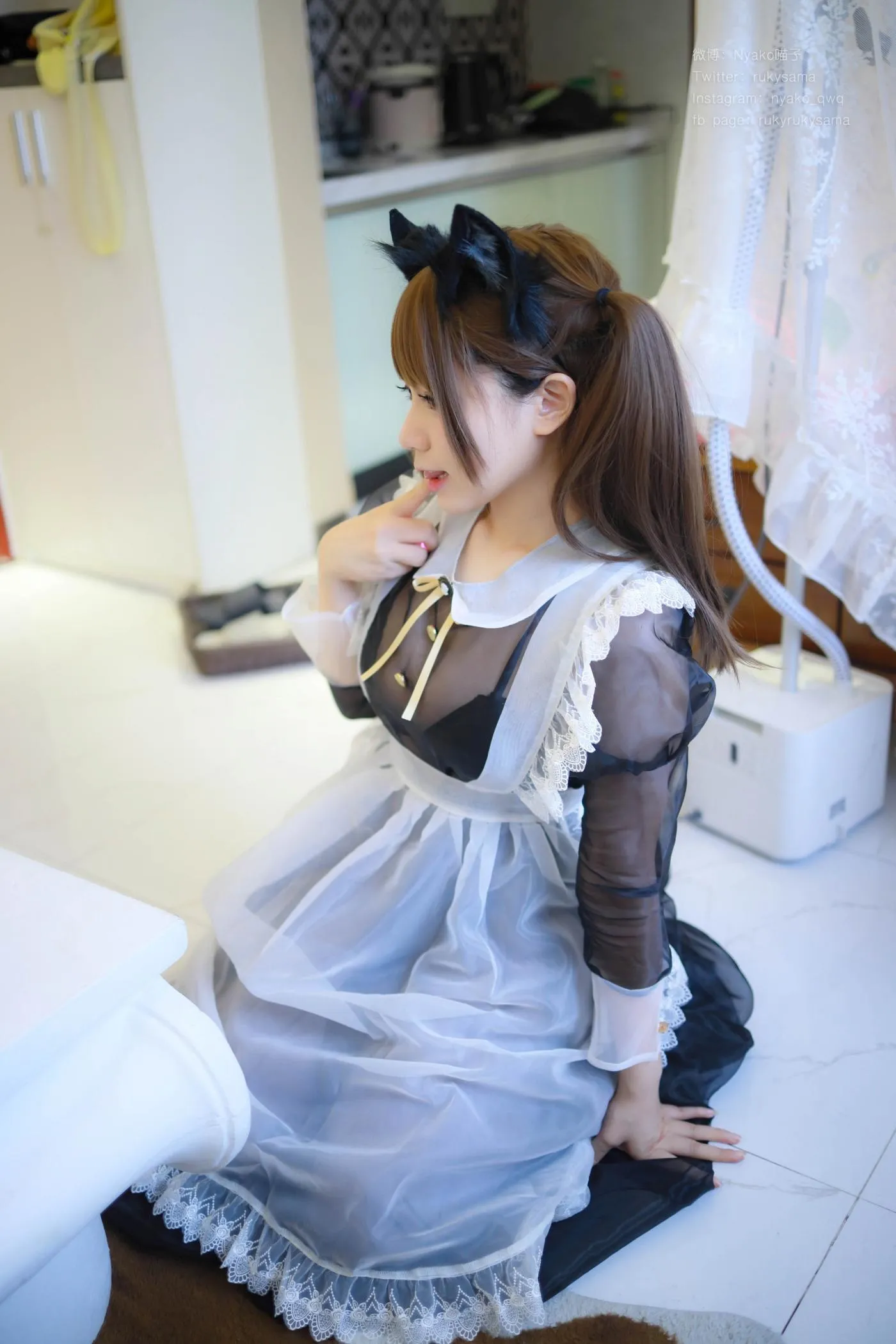 Nyako喵子 – NO.23 透明女仆 [50P]插图1